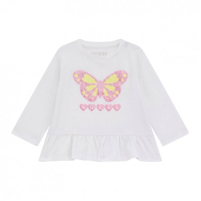 Bluza bebe Guess pentru fetita cu fluture