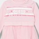 Rochita combinata bebe Guess cu chilotei si logo Rochita combinata bebe Guess cu chilotei si logo