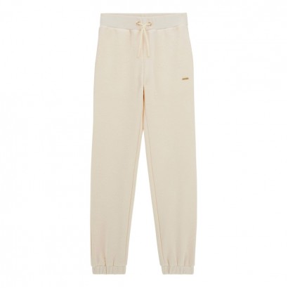 Pantaloni sport copii Guess pentru fata cu logo si cu sireturi