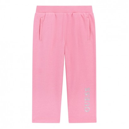 Pantaloni sport copii Guess pentru fata cu picior larg
