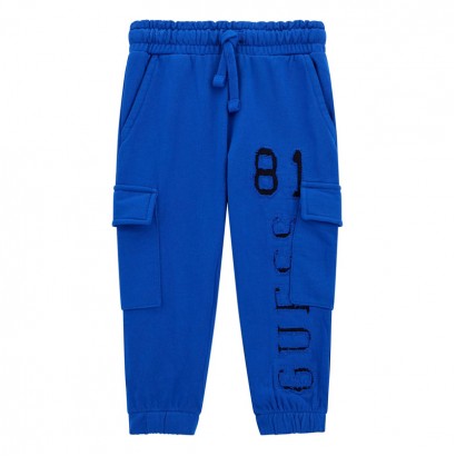 Pantaloni copii Guess pentru baiat cu logo si 81