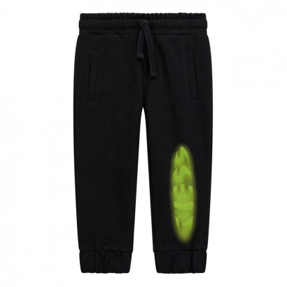Pantaloni sport copii Guess pentru baiat cu logo interesant
