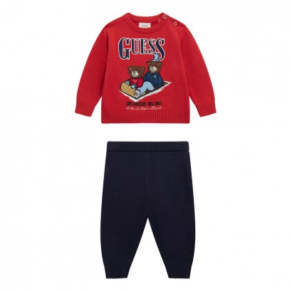 Set bebe Guess pentru baiat cu pulover