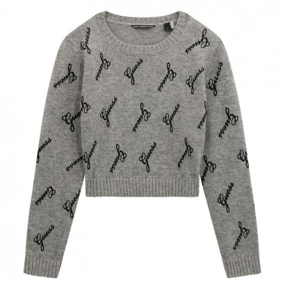 Pulover copii Guess pentru fata cu print logo