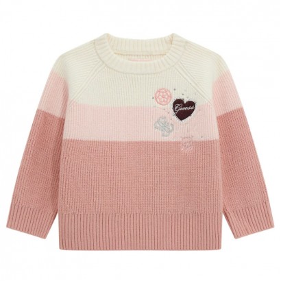 Pulover copii Guess pentru fata broderie