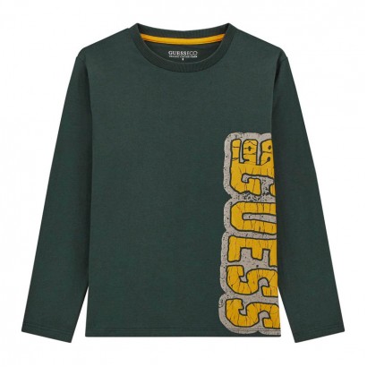 Bluza copii Guess pentru baiat cu logo inscriptie