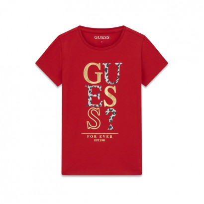Tricou copii Guess pentru fata cu logo printat