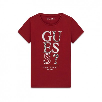 Tricou copii Guess pentru fata cu logo printat