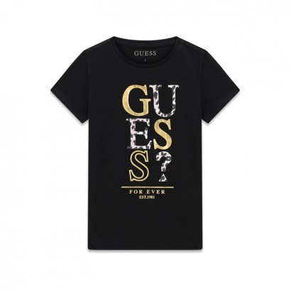 Tricou copii Guess pentru fata cu logo printat