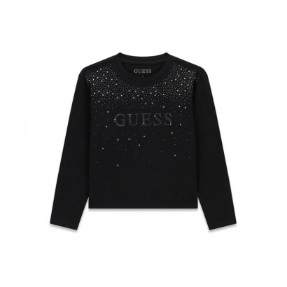 Bluza copii Guess pentru fata cu maneca lunga si pietricele