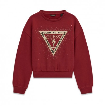 Bluza copii Guess pentru fata cu logo mare in fata