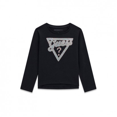 Bluza copii Guess pentru fata cu logo triunghiular