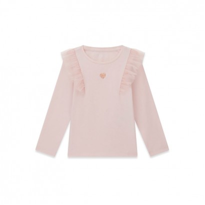 Bluza copii Guess pentru fata cu volanase si inima mica