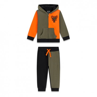 Set sport copii Guess pentru baiat in trei culori cu logo si fermoar