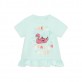 Tricou bebe Guess pentru fetita cu aplicatie si volanase Tricou bebe Guess pentru fetita cu aplicatie si volanase