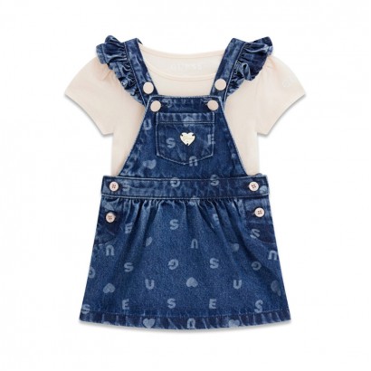 Set bebe Guess pentru fetita 2 piese cu body