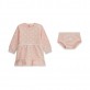 Set bebe Guess pentru fetita cu rochita si chilotei