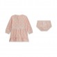 Set bebe Guess pentru fetita cu rochita si chilotei