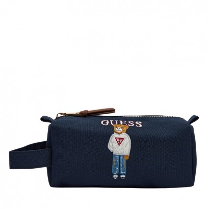 Trusa de accesorii copii Guess unisex cu aplicatie ursulet si logo