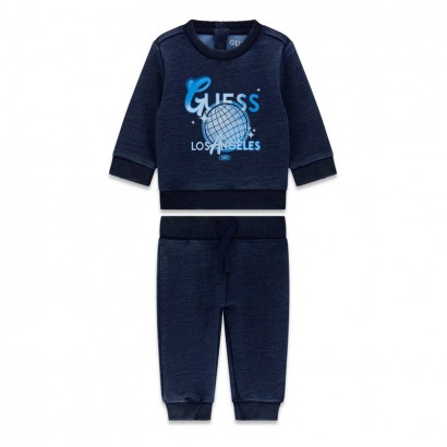 Set bebe Guess pentru baiat 2 piese cu inscriptie Los Angeles