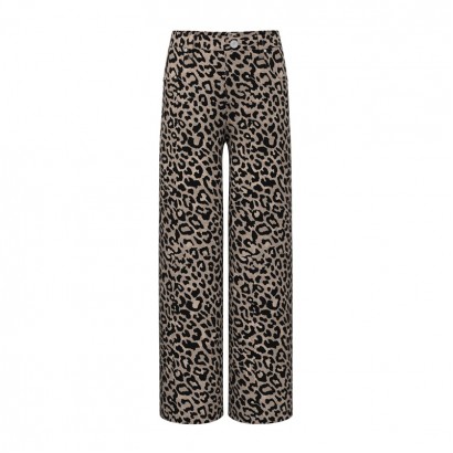 Pantaloni copii Guess pentru fata cu print leopard