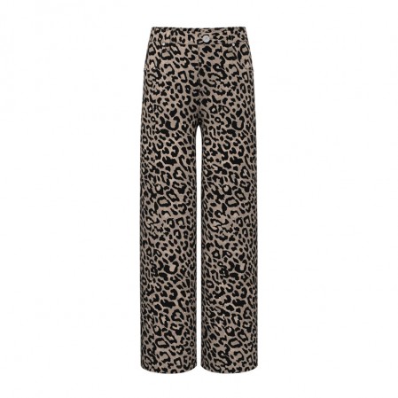 Pantaloni copii Guess pentru fata cu print leopard