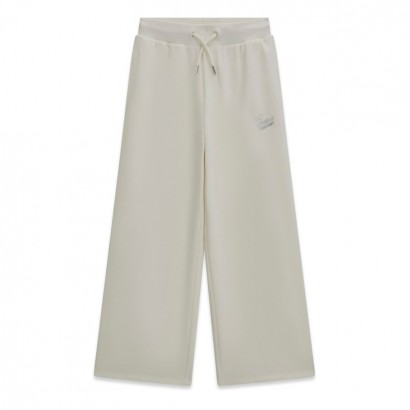 Pantaloni sport copii Guess pentru fata cu picior larg si cu sireturi