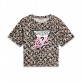 Tricou scurt copii Guess pentru fata cu logo si inscriptie Love