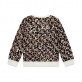 Bluza copii Guess pentru fata cu print de efect si logo