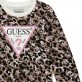 Bluza copii Guess pentru fata cu print de efect si logo