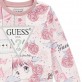 Bluza copii Guess pentru fata cu print de efect si logo