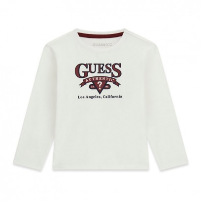 Bluza copii Guess pentru baiat cu logo si inscriptie