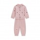 Set bebe cu maneca lunga Guess pentru fetita cu fermoar