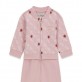 Set bebe cu maneca lunga Guess pentru fetita cu fermoar
