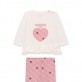 Set bebe cu maneca lunga Guess pentru fetita bluza si colanti