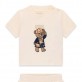 Set copii Guess pentru fata bluza cu maneca scurta si fusta