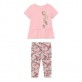 Set bebe Guess pentru fetita tricou cu maneca scurta si colanti Set bebe Guess pentru fetita tricou cu maneca scurta si colanti