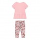 Set bebe Guess pentru fetita tricou cu maneca scurta si colanti Set bebe Guess pentru fetita tricou cu maneca scurta si colanti