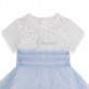 Set bebe Guess pentru fetita cu rochita cu fusta din tul si chilotei