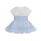 Set bebe Guess pentru fetita cu rochita cu fusta din tul si chilotei