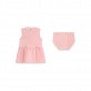 Set bebe Guess pentru fetita cu rochita si chilotei cu emblema logo