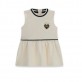 Set bebe Guess pentru fetita cu rochita si chilotei cu emblema logo