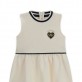 Set bebe Guess pentru fetita cu rochita si chilotei cu emblema logo