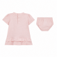 Set bebe Guess pentru fetita rochita cu ursulet si chilotei