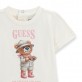 Set bebe Guess pentru fetita rochita cu ursulet si chilotei