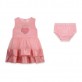 Set bebe Guess pentru fetita cu fusta stratificata si chilotei