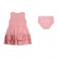 Set bebe Guess pentru fetita cu fusta stratificata si chilotei