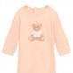 Salopeta bebe Guess unisex cu logo cu ursulet