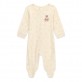 Salopeta bebe Guess unisex cu print si logo cu ursulet Salopeta bebe Guess unisex cu print si logo cu ursulet