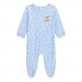 Salopeta bebe Guess unisex cu print si logo cu ursulet Salopeta bebe Guess unisex cu print si logo cu ursulet